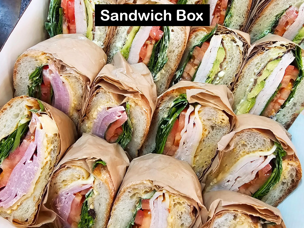 sandwich box catering