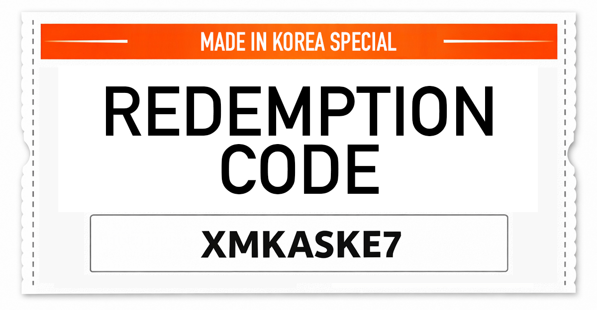 Redemption Code page